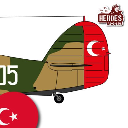 1/144 Hurricane MK.I | 2705 Turkish Air Force | ONE SHOT DECAL - Image 2