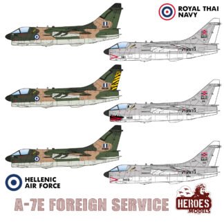 1/144 DECALS – A-7E in Foreign Service