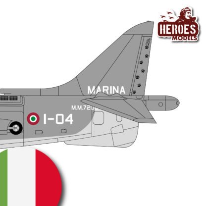 1/144 AV-8B PLUS | Italian Navy | ONE SHOT DECAL - Image 2
