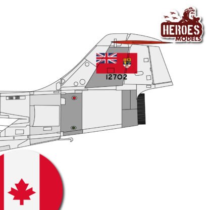 1/144 CF-104 | Royal Canadian AF | ONE SHOT DECAL - Image 2