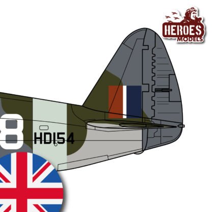 1/144 P-47D | 73 OTU Royal Air Force | ONE SHOT DECAL - Image 2