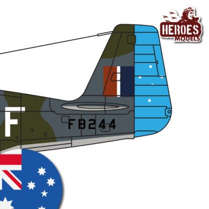 1/144 P-51B | 450 Squadron RAAF | ONE SHOT DECAL - Image 2