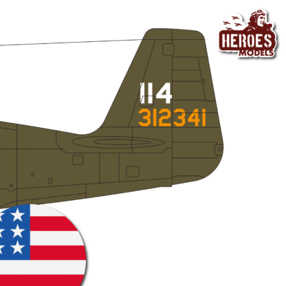 1/144 P-51B | 76th Fighter Sq USAAF | ONE SHOT DECAL - Image 2