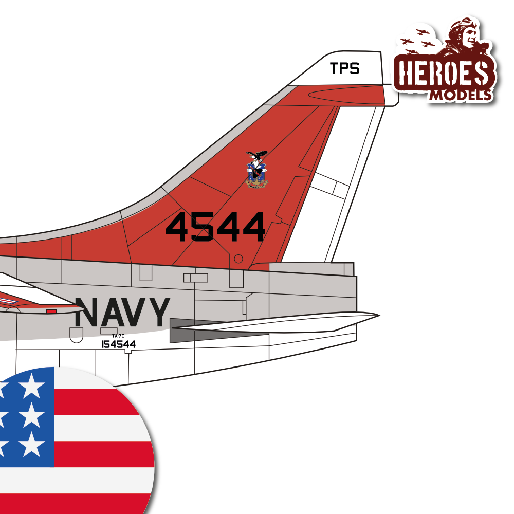 1/144 TA-7C | TPS US Navy | ONE SHOT DECALS - Image 2